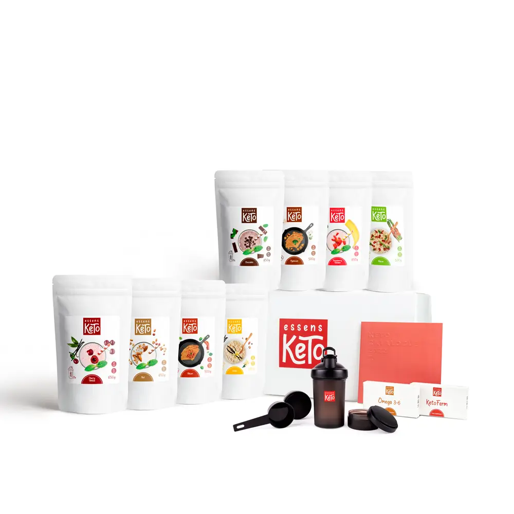 Avis sur le pack ESSENS Keto Phase 1, un programme complet de 4 semaines pour la perte de poids.