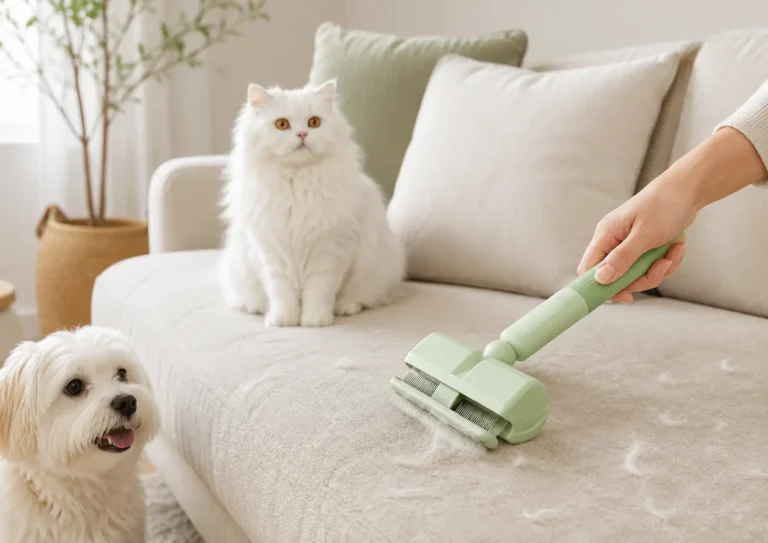 Enlever les poils de chien et de chat dans la maison